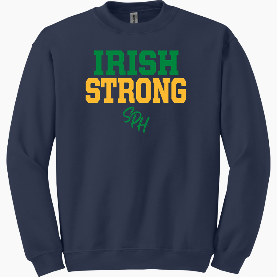 St. Patrick of Heatherdowns Irish <span class="pdp-name-mascot">St. Patrick of Heatherdowns Irish</span> Gildan Adult Heavy Blend Crewneck Sweatshirt
