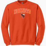 Giltner Hornets <span class="pdp-name-mascot">Giltner Hornets</span> Gildan Adult Heavy Blend Crewneck Sweatshirt Front Thumbnail