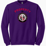 Plumstead Christian Panthers Gildan Adult Heavy Blend Crewneck Sweatshirt Front Thumbnail