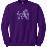 Walsenburg JR SR High School PANTHERS Gildan Adult Heavy Blend Crewneck Sweatshirt Front Thumbnail