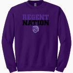 Rockford Regents <span class="pdp-name-mascot">Rockford Regents</span> Gildan Adult Heavy Blend Crewneck Sweatshirt Front Thumbnail