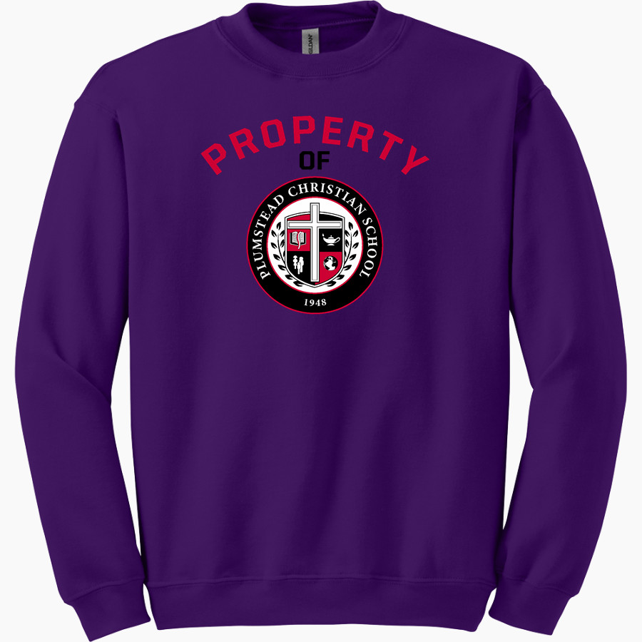 Plumstead Christian Panthers Gildan Adult Heavy Blend Crewneck Sweatshirt