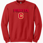 COFFEEVILLE HIGH SCHOOL PIRATES Gildan Adult Heavy Blend Crewneck Sweatshirt Front Thumbnail