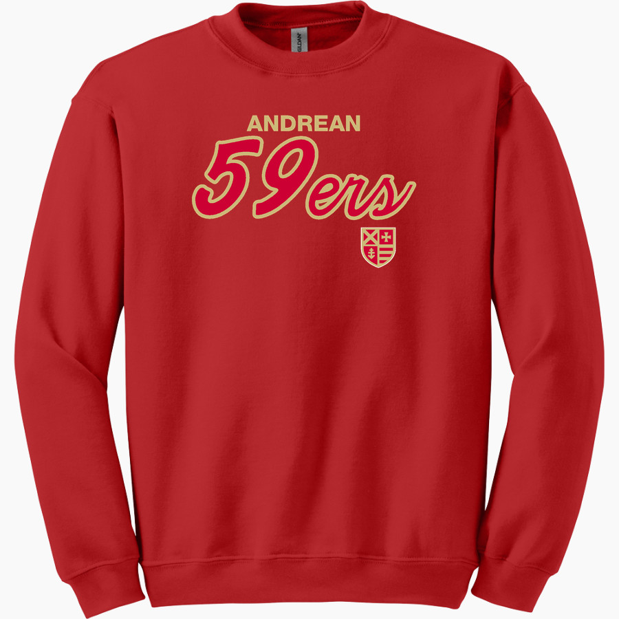 Andrean 59ers <span class="pdp-name-mascot">Andrean 59ers</span> Gildan Adult Heavy Blend Crewneck Sweatshirt