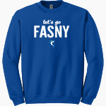 French-American School of New York - Online Store <span class="pdp-name-mascot">French-American School Sharks</span> Gildan Adult Heavy Blend Crewneck Sweatshirt Front Thumbnail