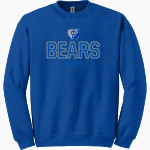 Bartram Trail Bears <span class="pdp-name-mascot">Bartram Trail Bears</span> Gildan Adult Heavy Blend Crewneck Sweatshirt Front Thumbnail