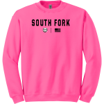 South Fork Bulldogs The Official Online Store <span class="pdp-name-mascot">South Fork Bulldogs</span> Gildan Adult Heavy Blend Crewneck Sweatshirt Front Thumbnail