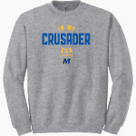 Madonna Crusaders Gildan Adult Heavy Blend Crewneck Sweatshirt Front Thumbnail
