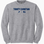 TRINITY CHRISTIAN HIGH SCHOOL LIONS <span class="pdp-name-mascot">TRINITY CHRISTIAN LIONS</span> Gildan Adult Heavy Blend Crewneck Sweatshirt Front Thumbnail