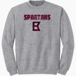 BERTHOUD HIGH SCHOOL SPARTANS <span class="pdp-name-mascot">BERTHOUD SPARTANS</span> Gildan Adult Heavy Blend Crewneck Sweatshirt Front Thumbnail