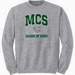 MCS Mustangs Sideline Store Gildan Adult Heavy Blend Crewneck Sweatshirt Front Thumbnail