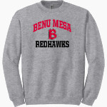 Benedictine University Mesa Redhawks Gildan Adult Heavy Blend Crewneck Sweatshirt Front Thumbnail