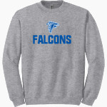 AMHERST HIGH SCHOOL FALCONS <span class="pdp-name-mascot">AMHERST FALCONS</span> Gildan Adult Heavy Blend Crewneck Sweatshirt Front Thumbnail