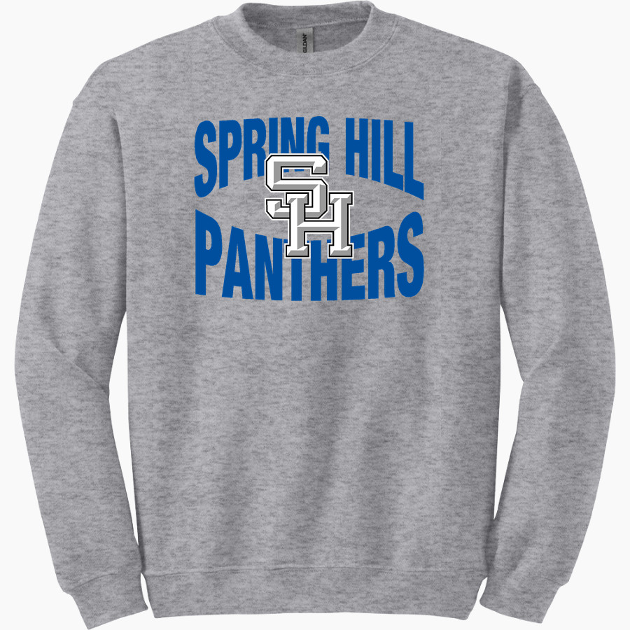 Spring Hill Panthers <span class="pdp-name-mascot">Spring Hill Panthers</span> Gildan Adult Heavy Blend Crewneck Sweatshirt