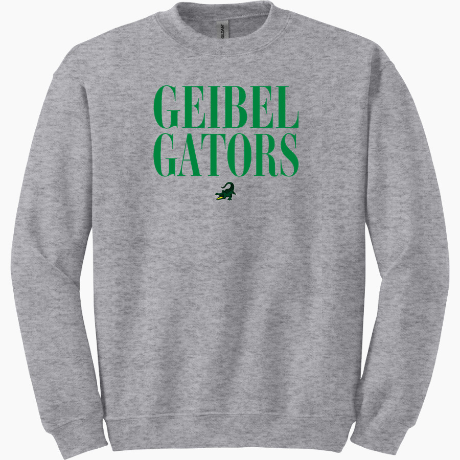 GEIBEL CATHOLIC HIGH SCHOOL GATORS Gildan Adult Heavy Blend Crewneck Sweatshirt