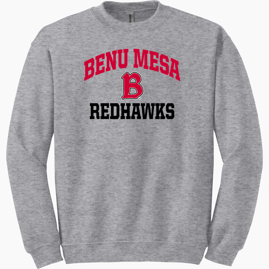 Benedictine University Mesa Redhawks Gildan Adult Heavy Blend Crewneck Sweatshirt