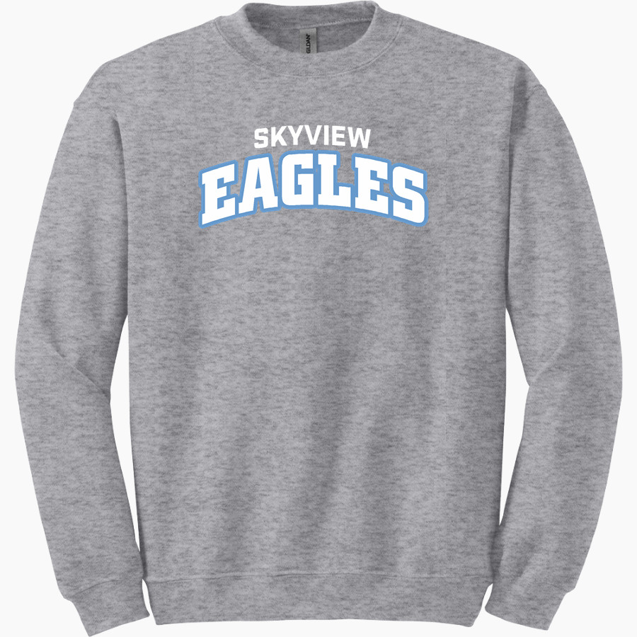 Skyview Eagles <span class="pdp-name-mascot">Skyview Middle Eagles</span> Gildan Adult Heavy Blend Crewneck Sweatshirt