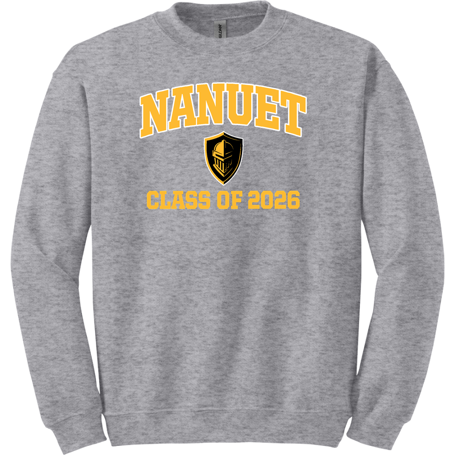 NANUET HIGH SCHOOL GOLDEN KNIGHTS <span class="pdp-name-mascot">NANUET GOLDEN KNIGHTS</span> Gildan Adult Heavy Blend Crewneck Sweatshirt