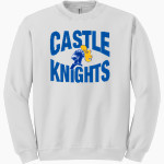 Castle Knights Gildan Adult Heavy Blend Crewneck Sweatshirt Front Thumbnail