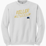 KELLER HIGH SCHOOL INDIANS <span class="pdp-name-mascot">KELLER INDIANS</span> Gildan Adult Heavy Blend Crewneck Sweatshirt Front Thumbnail