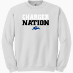 CRAFTSBURY ACADEMY CHARGERS <span class="pdp-name-mascot">CRAFTSBURY ACADEMY CHARGERS</span> Gildan Adult Heavy Blend Crewneck Sweatshirt Front Thumbnail