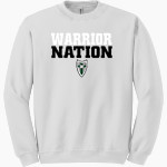 West Lutheran Warriors Gildan Adult Heavy Blend Crewneck Sweatshirt Front Thumbnail