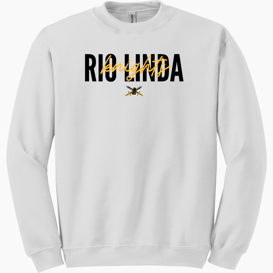 RIO LINDA HIGH SCHOOL KNIGHTS <span class="pdp-name-mascot">RIO LINDA KNIGHTS</span> Gildan Adult Heavy Blend Crewneck Sweatshirt