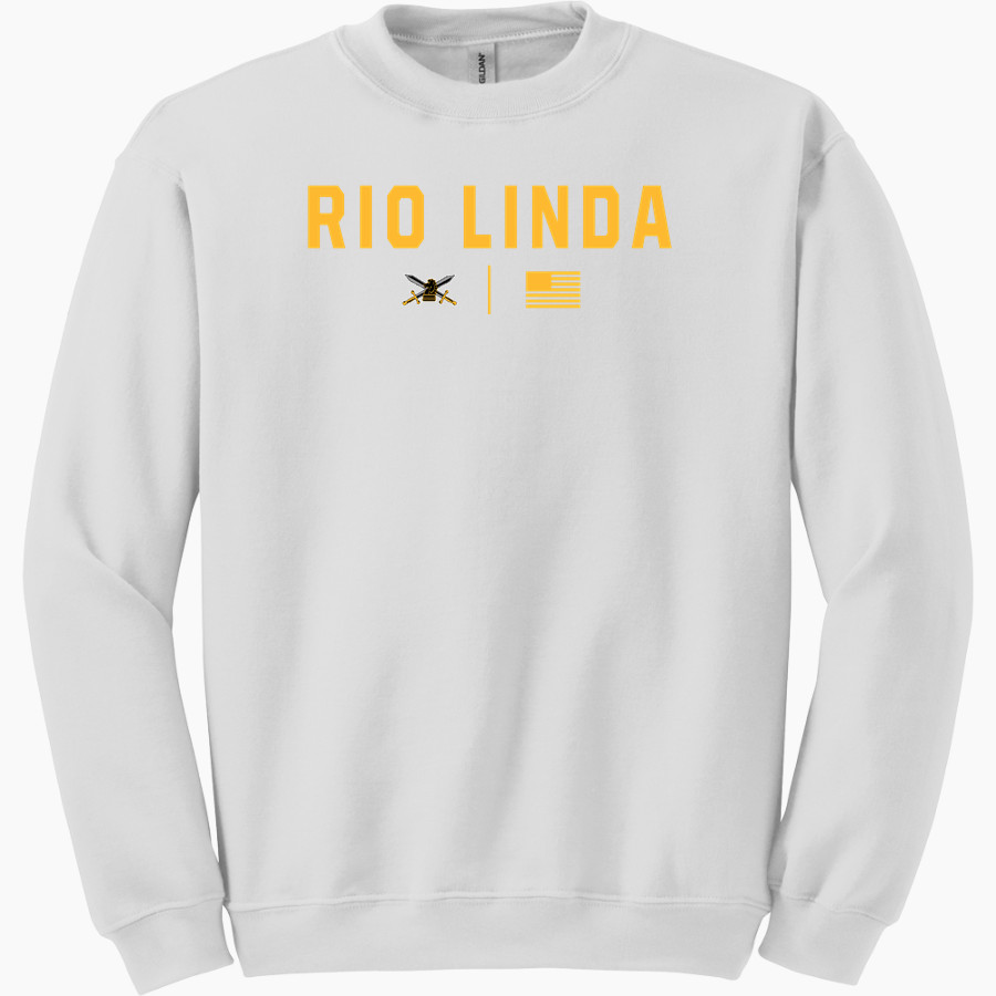 RIO LINDA HIGH SCHOOL KNIGHTS <span class="pdp-name-mascot">RIO LINDA KNIGHTS</span> Gildan Adult Heavy Blend Crewneck Sweatshirt