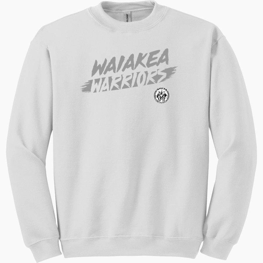 WAIAKEA HIGH SCHOOL WARRIORS <span class="pdp-name-mascot">WAIAKEA WARRIORS</span> Gildan Adult Heavy Blend Crewneck Sweatshirt