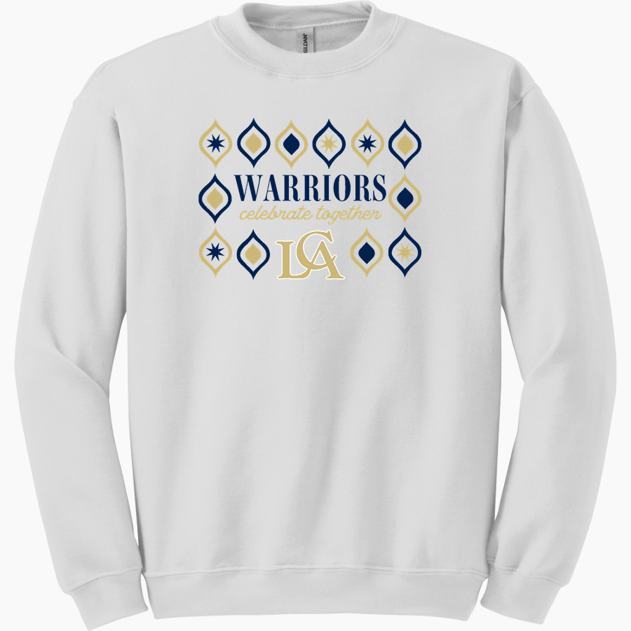 LUCAS CHRISTIAN ACADEMY WARRIORS Gildan Adult Heavy Blend Crewneck Sweatshirt