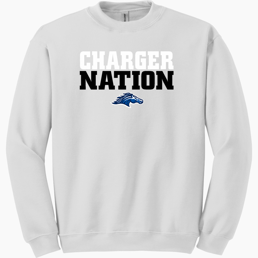 CRAFTSBURY ACADEMY CHARGERS <span class="pdp-name-mascot">CRAFTSBURY ACADEMY CHARGERS</span> Gildan Adult Heavy Blend Crewneck Sweatshirt