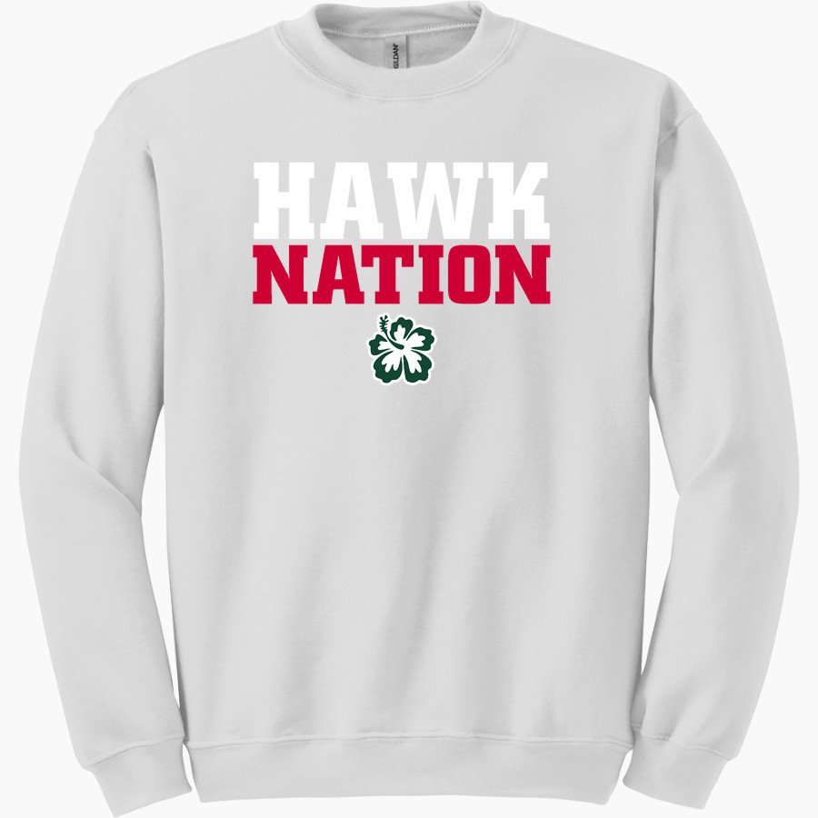 APIS Hawks <span class="pdp-name-mascot">Asia Pacific International GreenHawks</span> Gildan Adult Heavy Blend Crewneck Sweatshirt