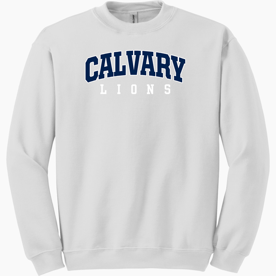 Calvary Lions Gildan Adult Heavy Blend Crewneck Sweatshirt