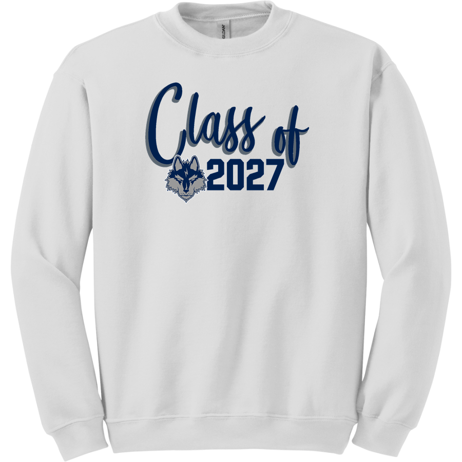 Barker Wolves <span class="pdp-name-mascot">Barker Wolves</span> Gildan Unisex Heavy Blend Crewneck Sweatshirt