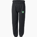 Communion of Saints School Sabres official sideline store Gildan Youth Heavy Blend Sweatpant Front Thumbnail