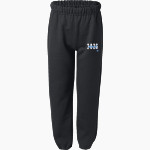 Upper Iowa University Peacocks <span class="pdp-name-mascot">UIU Peacocks</span> Gildan Youth Heavy Blend Sweatpant Front Thumbnail