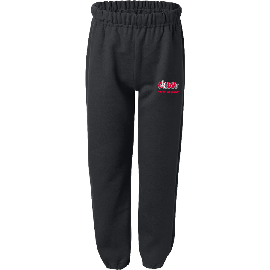 Indiana Wesleyan University Wildcats Online Store <span class="pdp-name-mascot">Indiana Wesleyan Wildcats</span> Gildan Youth Heavy Blend Sweatpant