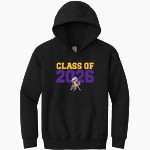 WELEETKA HIGH SCHOOL OUTLAWS Gildan Youth Heavy Blend Hoodie Front Thumbnail