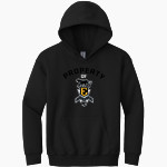 EISENHOWER HIGH SCHOOL PANTHERS <span class="pdp-name-mascot">EISENHOWER PANTHERS</span> Gildan Youth Heavy Blend Hoodie Front Thumbnail