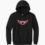 Northwest Nazarene Nighthawks Gildan Youth Heavy Blend Hoodie Front Thumbnail
