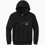 San Diego Miramar Jets <span class="pdp-name-mascot">San Diego Miramar College Jets</span> Gildan Youth Heavy Blend Hoodie Front Thumbnail
