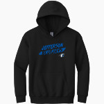 JEFFERSON HIGH SCHOOL BLUEJAYS <span class="pdp-name-mascot">JEFFERSON BLUEJAYS</span> Gildan Youth Heavy Blend Hoodie Front Thumbnail