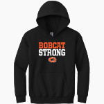 Gary Bobcats Gildan Youth Heavy Blend Hoodie Front Thumbnail