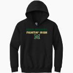 BISHOP MCNAMARA HIGH SCHOOL FIGHTIN' IRISH <span class="pdp-name-mascot">BISHOP MCNAMARA FIGHTIN IRISH</span> Gildan Youth Heavy Blend Hoodie Front Thumbnail