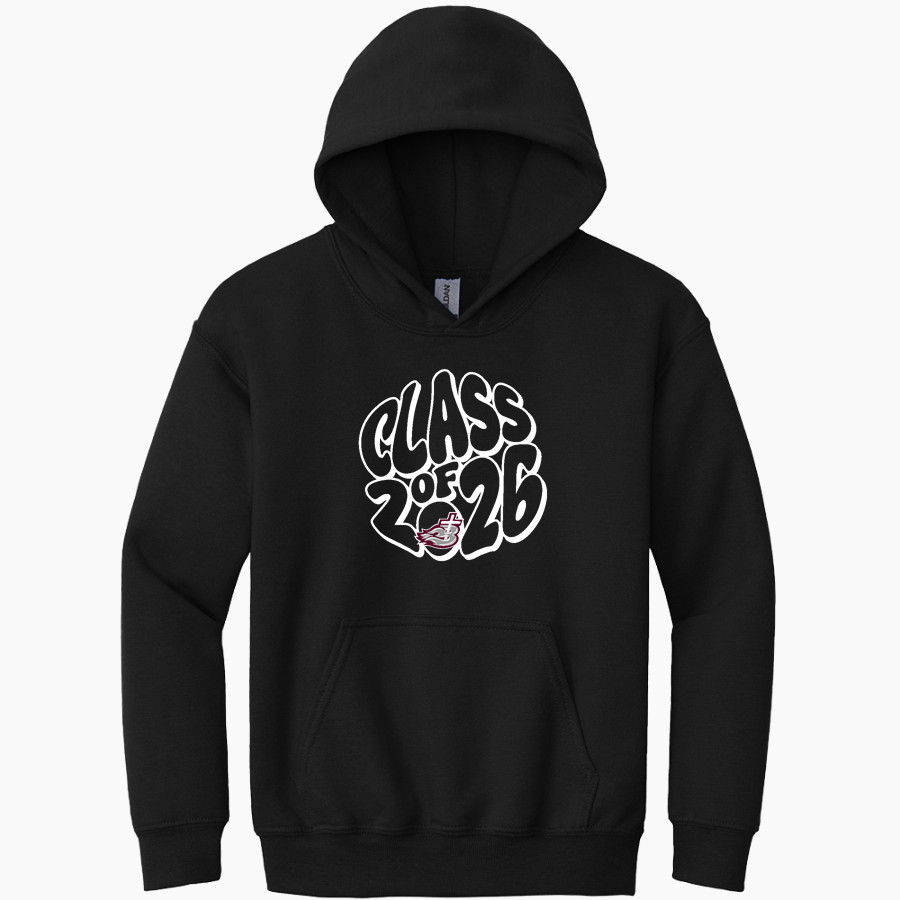 NEW Lutheran BLAZERS <span class="pdp-name-mascot">NORTHEASTERN WI LUTHERAN BLAZERS</span> Gildan Youth Heavy Blend Hoodie