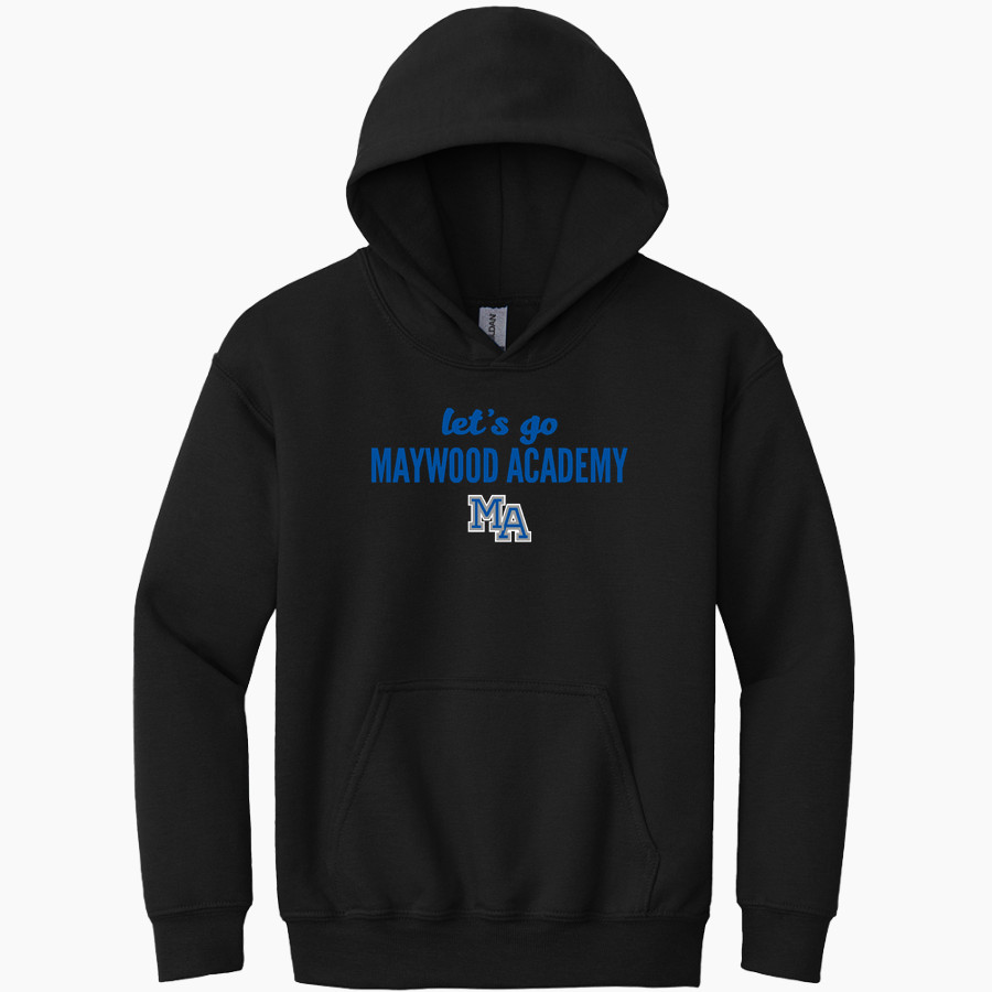 MAYWOOD ACADEMY HIGH SCHOOL NIGHTHAWKS <span class="pdp-name-mascot">MAYWOOD ACADEMY NIGHTHAWKS</span> Gildan Youth Heavy Blend Hoodie