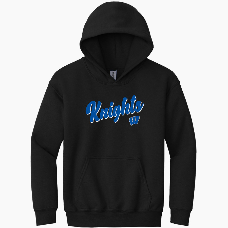 WINDSOR ACADEMY KNIGHTS <span class="pdp-name-mascot">WINDSOR ACADEMY KNIGHTS</span> Gildan Youth Heavy Blend Hoodie