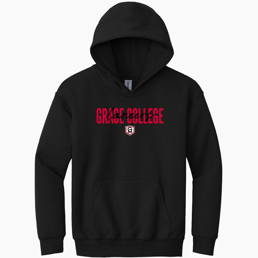 Grace College Lancers Gildan Youth Heavy Blend Hoodie