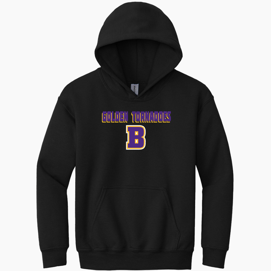 BALL HIGH SCHOOL GOLDEN TORNADOES Gildan Youth Heavy Blend Hoodie