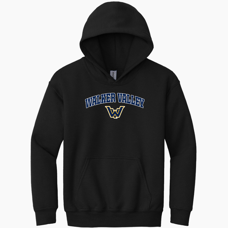 WALKER VALLEY HIGH SCHOOL MUSTANGS <span class="pdp-name-mascot">WALKER VALLEY MUSTANGS</span> Gildan Youth Heavy Blend Hoodie